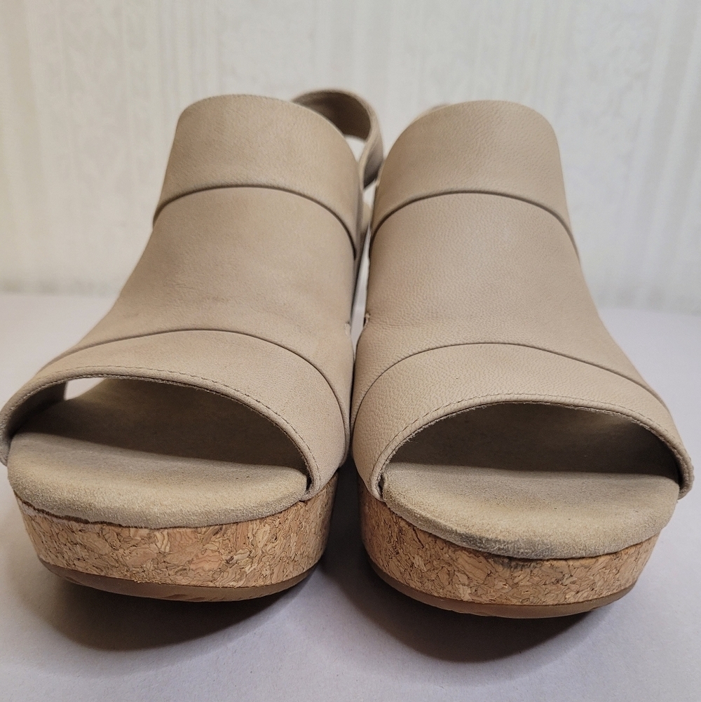 Clarks Annadel Cork Wedge Sandals Size 11 - Picture 4 of 11